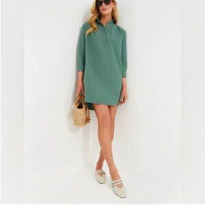 Tuckernuck Pomander Place Green Polly Mini Dress